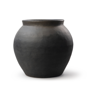 VASE DECORATIVE PERFECTA NEGRA -L
